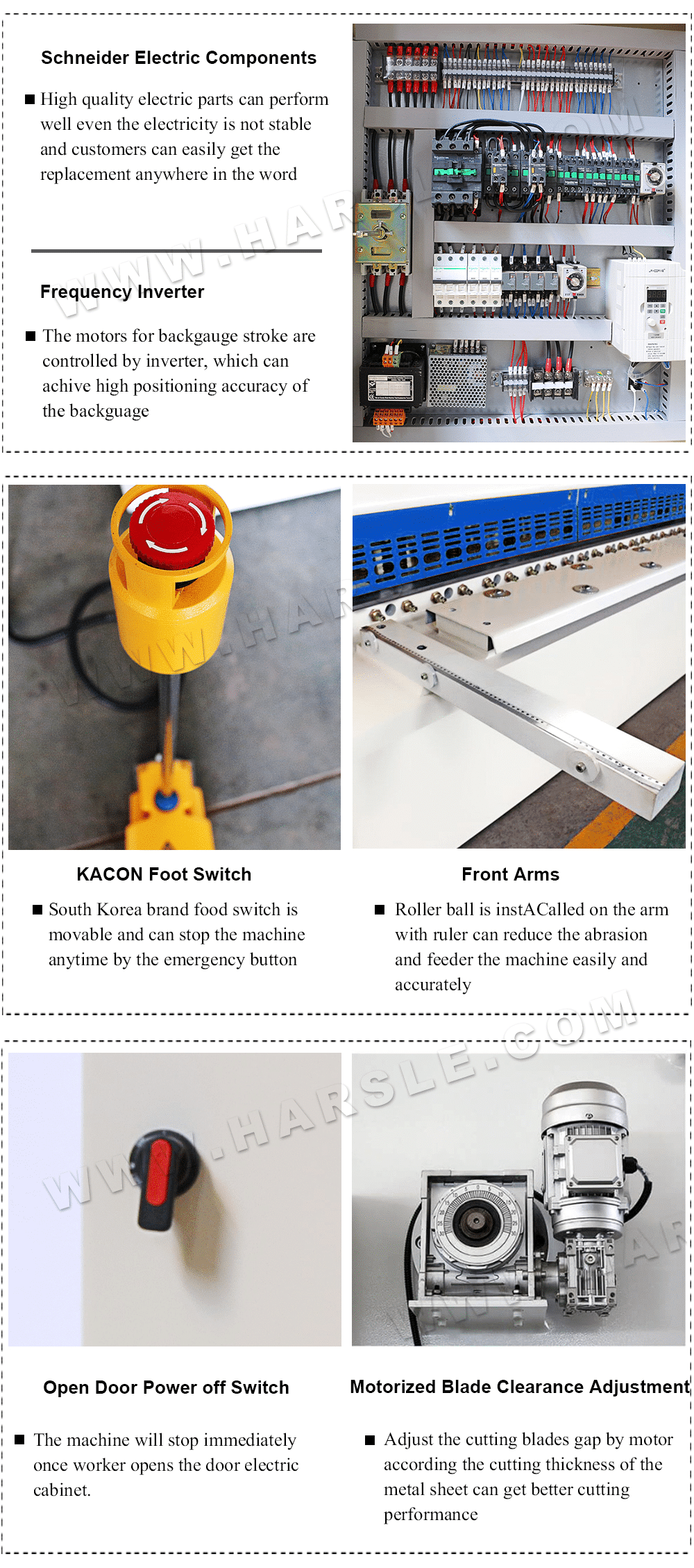 25mm Cutting Machine Hydraulic Sheet Metal Guillotine 4 sheet metal shear cutter
